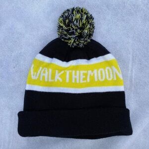 Black and Yellow Walk the Moon Beanie
